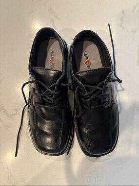 Boy’s Black Lace-Up Dress Shoes Size 4